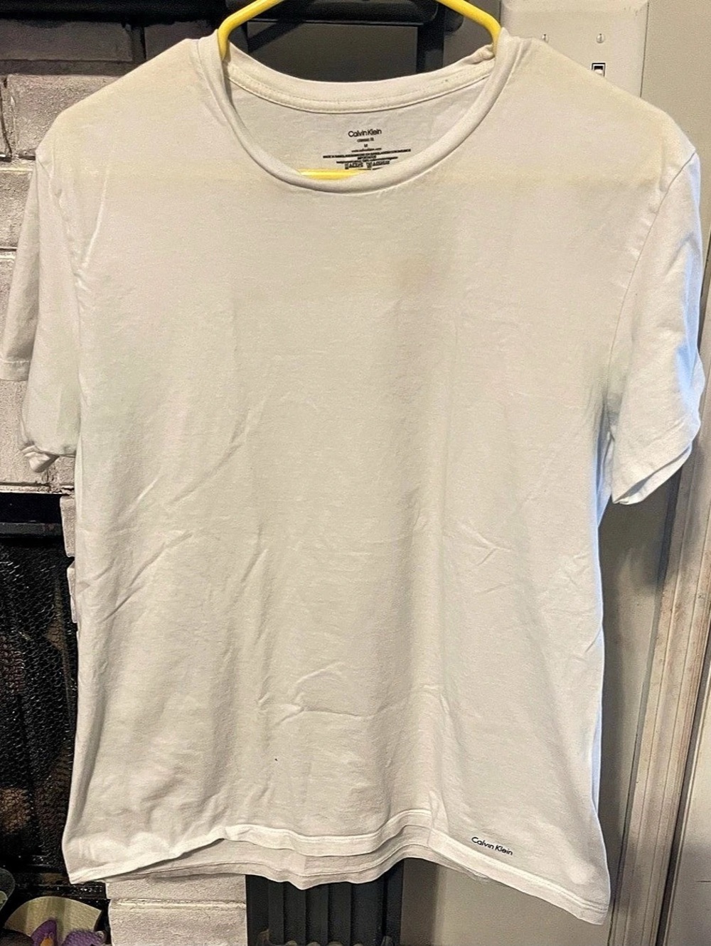 Calvin Klein Cotton Classics Crewneck T-Shirt Cotton White Size Medium
